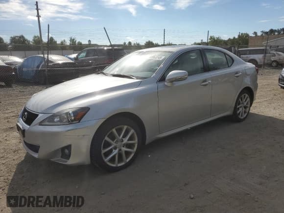 ✅ 2012 Lexus IS 250 • VIN: JTHCF5C2XC5056829 • Lot: 83863245. Listed on Copart with Not provided. Free auction sales archive from the USA and detailed vehicle history report at DreamBid. Image 1.