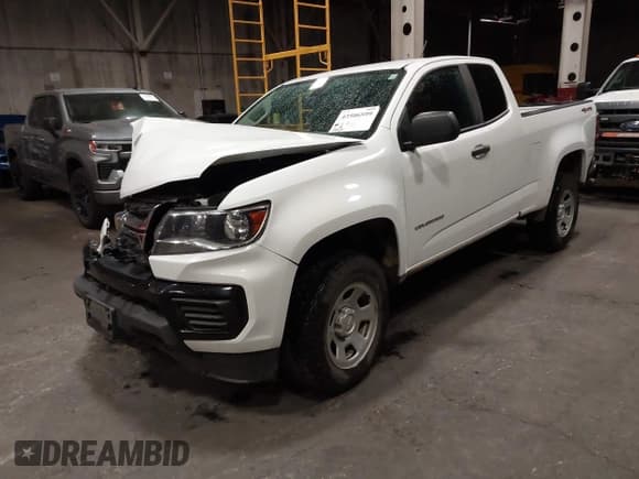 ✅ 2021 Chevrolet Colorado 4WD Work Truck • VIN: 1GCHTBEN5M1231244 • Lot: 43506599. Listed on IAAI with 111,432 mi. Free auction sales archive from the USA and detailed vehicle history report at DreamBid. Image 17.