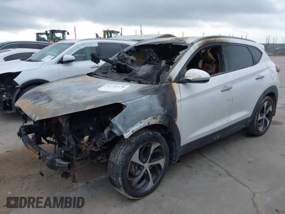 2016 Hyundai Tucson Eco with VIN KM8J33A26GU077709, listed as a IAAI auction lot 42732978 with Not provided miles and . Bid and sale history available at DreamBid. Image 2.