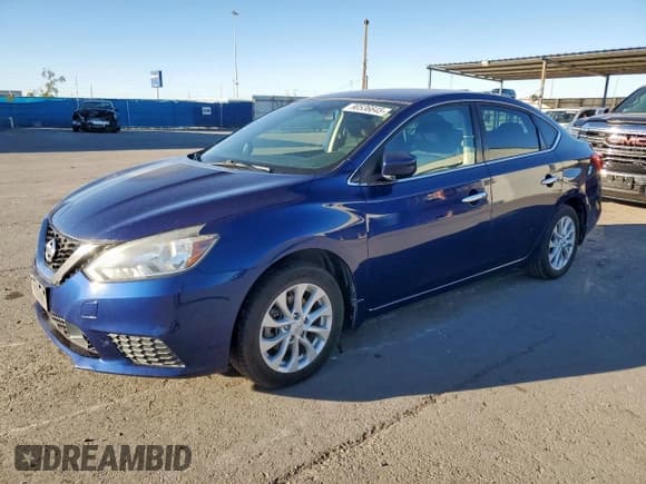 ✅ 2019 Nissan Sentra SV • VIN: 3N1AB7AP8KL612152 • Лот: 90536645. Опубликован ранее на Copart с пробегом 85 376 миль. Бесплатный доступ к архиву аукционных продаж из США и подробный отчёт об истории автомобиля на DreamBid. Изображение 1.