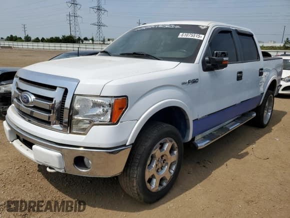 ✅ 2010 Ford F-150 XL • VIN: 1FTFW1EV2AFA54529 • Lot: 61075515. Listed on Copart with 161,404 mi. Free auction sales archive from the USA and detailed vehicle history report at DreamBid. Image 1.