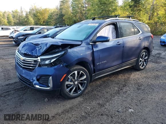 ✅ 2023 Chevrolet Equinox Premier • VIN: 3GNAXXEGXPL140771 • Lot: 81231265. Wystawiony na Copart z przebiegiem 50 679 mil. Bezpłatny archiwum sprzedaży aukcyjnych z USA i szczegółowy raport historii pojazdu na DreamBid. Zdjęcie 1.