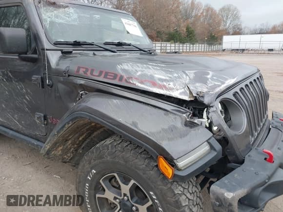 ✅ 2021 Jeep Wrangler Unlimited Rubicon • VIN: 1C4HJXFG2MW505280 • Lot: 43687706. Listed on IAAI with 48,885 mi. Free auction sales archive from the USA and detailed vehicle history report at DreamBid. Image 6.