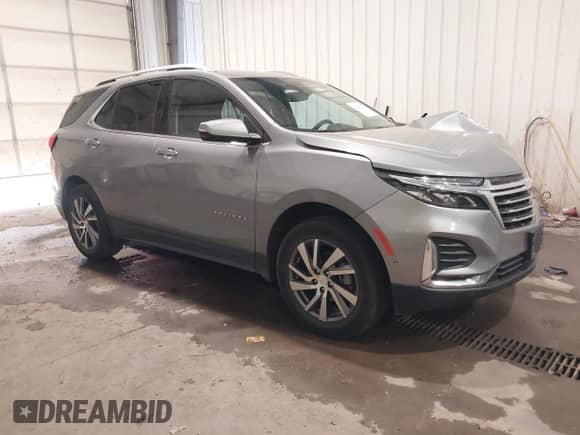 2023 Chevrolet Equinox Premier with VIN 3GNAXXEG9PL157173, listed as a IAAI auction lot 43296977 with 44,862 mi miles and . Bid and sale history available at DreamBid. Image 1.