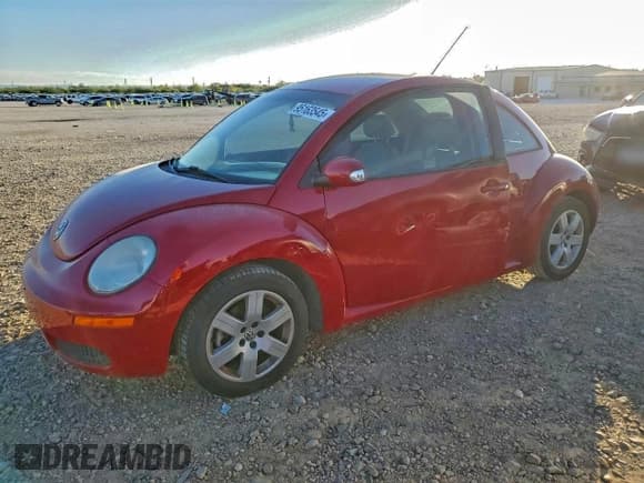 ✅ 2007 Volkswagen Beetle • VIN: 3VWPW31C07M516922 • Lot: 95163545. Listed on Copart with Not provided. Free auction sales archive from the USA and detailed vehicle history report at DreamBid. Image 1.