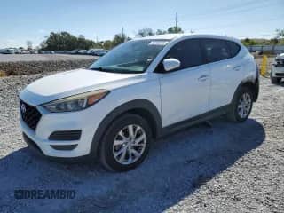 2019 Hyundai Tucson SE with VIN KM8J23A4XKU929654, listed as a Copart auction lot 86702375 with 91,200 mi miles and Salvage title. Bid and sale history available at DreamBid. Image 1.