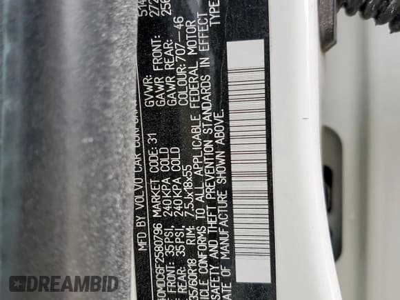 ✅ 2015 Volvo XC60 T5 Drive-E Premier Plus • VIN: YV440MDC6F2580796 • Лот: 65621785. Опубликован ранее на Copart с пробегом 112 941 миль. Бесплатный доступ к архиву аукционных продаж из США и подробный отчёт об истории автомобиля на DreamBid. Изображение 13.