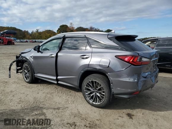 ✅ 2022 Lexus RX 350 F Sport • VIN: 2T2SZMDA5NC335613 • Lot: 87363065. Listed on Copart with 49,234 mi. Free auction sales archive from the USA and detailed vehicle history report at DreamBid. Image 2.