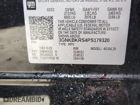 ✅ 2023 Chevrolet Blazer RS • VIN: 3GNKBKRS4PS179320 • Lot: 87034515. Wystawiony na Copart z przebiegiem 28 511 mil. Bezpłatny archiwum sprzedaży aukcyjnych z USA i szczegółowy raport historii pojazdu na DreamBid. Zdjęcie 14.