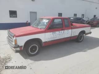 1991 Chevrolet S-10 с VIN 1GCCS19Z4M0204465, выставлен на аукционе Copart как лот 77198684 с пробегом 147 796 миль миль и Списание • Salvage title. История ставок и продаж доступна на DreamBid. Изображение 1.