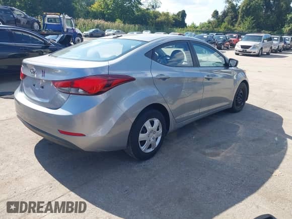 2016 Hyundai Elantra SE with VIN 5NPDH4AE8GH740226, listed as a IAAI auction lot 43315651 with 104,996 mi miles and . Bid and sale history available at DreamBid. Image 4.