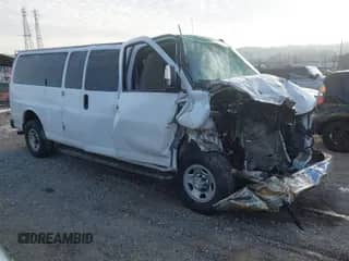 2018 Chevrolet Express Passenger LT с VIN 1GAZGPFG6J1269222, выставлен на аукционе IAAI как лот 41433114 с пробегом 99 985 миль миль и . История ставок и продаж доступна на DreamBid. Изображение 1.