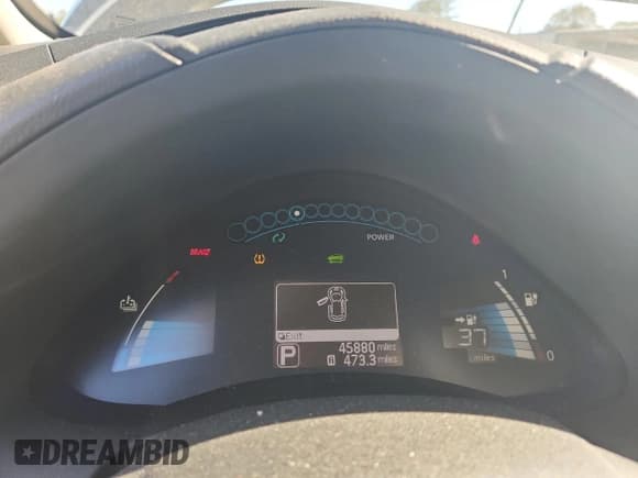 ✅ 2015 Nissan LEAF S • VIN: 1N4AZ0CP8FC321011 • Lot: 82699105. Listed on Copart with 45,880 mi. Free auction sales archive from the USA and detailed vehicle history report at DreamBid. Image 9.