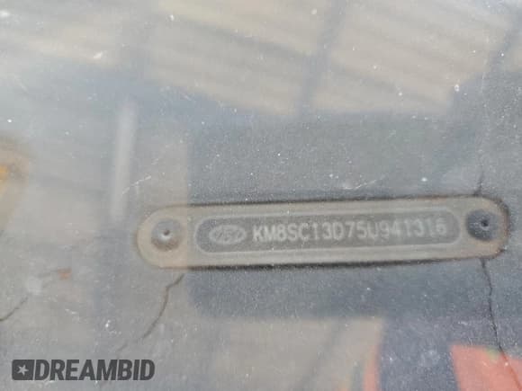 ✅ 2005 Hyundai Santa Fe GLS • VIN: KM8SC13D75U941316 • Lot: 66768425. Listed on Copart with 284,102 mi. Free auction sales archive from the USA and detailed vehicle history report at DreamBid. Image 13.