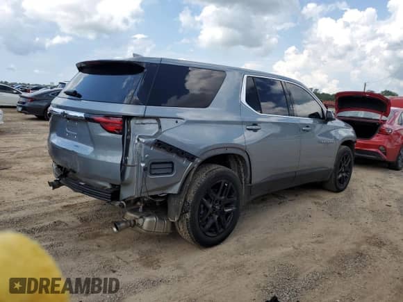 2023 Chevrolet Traverse LS с VIN 1GNERFKW3PJ305830, выставлен на аукционе Copart как лот 60925155 с пробегом 44 046 миль миль и Списание • Salvage title. История ставок и продаж доступна на DreamBid. Изображение 3.