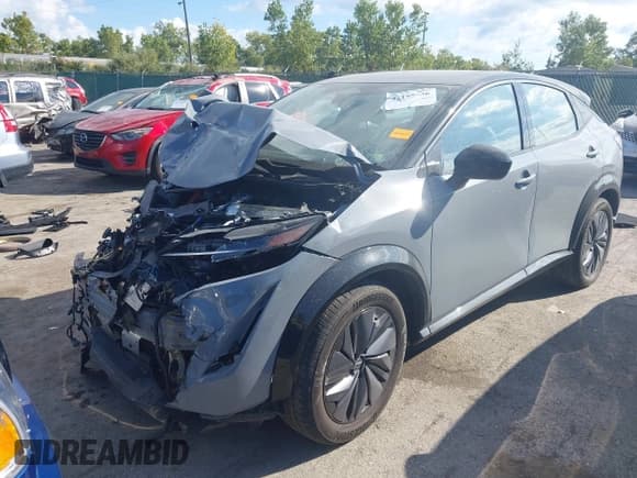 ✅ 2023 Nissan ARIYA Engage • VIN: JN1CF0BB9PM704648 • Lot: 43155736. Listed on IAAI with 10,767 mi. Free auction sales archive from the USA and detailed vehicle history report at DreamBid. Image 18.