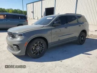✅ 2024 Dodge Durango GT • VIN: 1C4RDHDG7RC100223 • Лот: 49863895. Опубликован ранее на Copart с пробегом 6 641 миль. Бесплатный доступ к архиву аукционных продаж из США и подробный отчёт об истории автомобиля на DreamBid. Изображение 1.