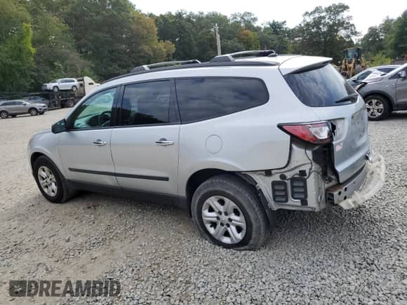 2013 Chevrolet Traverse LS with VIN 1GNKRFED9DJ111232, listed as a Copart auction lot 81362415 with 106,820 mi miles and Clean title. Bid and sale history available at DreamBid. Image 2.