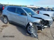 ✅ 2025 Jeep Compass Latitude • VIN: 3C4NJDBN3ST529662 • Lot: 43564463. Listed on IAAI with 8,974 mi. Free auction sales archive from the USA and detailed vehicle history report at DreamBid. Image 1.