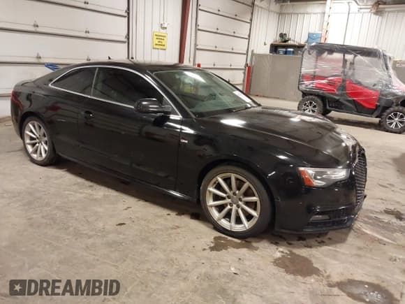 ✅ 2015 Audi A5 Premium Plus • VIN: WAUMFAFR7FA019818 • Lot: 43543322. Listed on IAAI with 107,792 mi. Free auction sales archive from the USA and detailed vehicle history report at DreamBid. Image 1.
