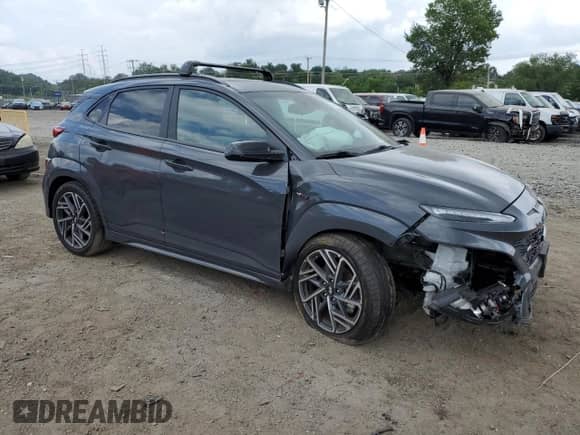 2023 Hyundai Kona N Line с VIN KM8K3CA32PU052240, выставлен на аукционе Copart как лот 65838695 с пробегом 18 554 миль миль и Списание • Salvage title. История ставок и продаж доступна на DreamBid. Изображение 4.