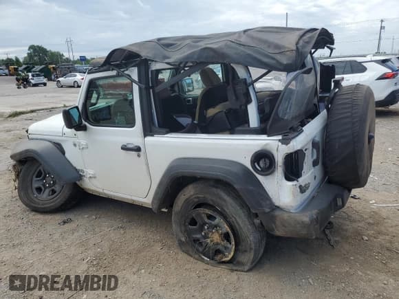 ✅ 2018 Jeep Wrangler Sport • VIN: 1C4GJXAG0JW159244 • Lot: 59390675. Listed on Copart with Not provided. Free auction sales archive from the USA and detailed vehicle history report at DreamBid. Image 2.