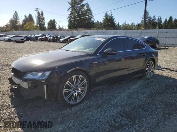✅ 2012 Audi A7 Prestige • VIN: WAU2GAFC3CN087358 • Lot: 82466605. Listed on Copart with 156,751 mi. Free auction sales archive from the USA and detailed vehicle history report at DreamBid. Image 1.