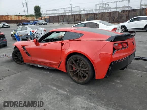 2017 Chevrolet Corvette Grand Sport 2LT с VIN 1G1YY2D79H5112303, выставлен на аукционе Copart как лот 73405874 с пробегом 23 745 миль миль и Списание • Salvage title. История ставок и продаж доступна на DreamBid. Изображение 2.