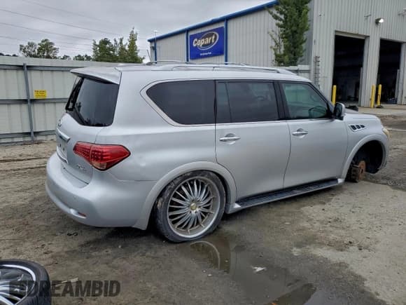 ✅ 2011 Infiniti QX56 7-passenger • VIN: JN8AZ2NF9B9501927 • Lot: 95576475. Listed on Copart with 135,533 mi. Free auction sales archive from the USA and detailed vehicle history report at DreamBid. Image 3.