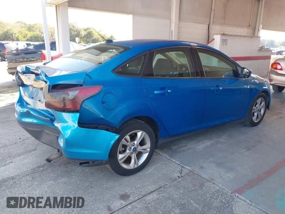 ✅ 2012 Ford Focus SE • VIN: 1FAHP3F29CL461943 • Lot: 43713363. Listed on IAAI with 193,140 mi. Free auction sales archive from the USA and detailed vehicle history report at DreamBid. Image 4.