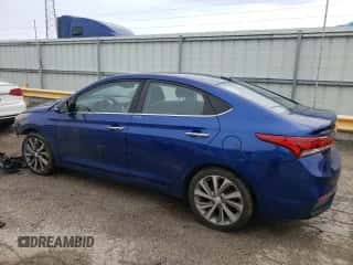 2019 Hyundai Accent Limited z VIN 3KPC34A3XKE059443, wystawiony jako Copart lot #52823964 z przebiegiem 44 983 mil mil oraz Szkoda całkowita • Salvage title. Historia ofert i sprzedaży dostępna na DreamBid. Obrazek 2.