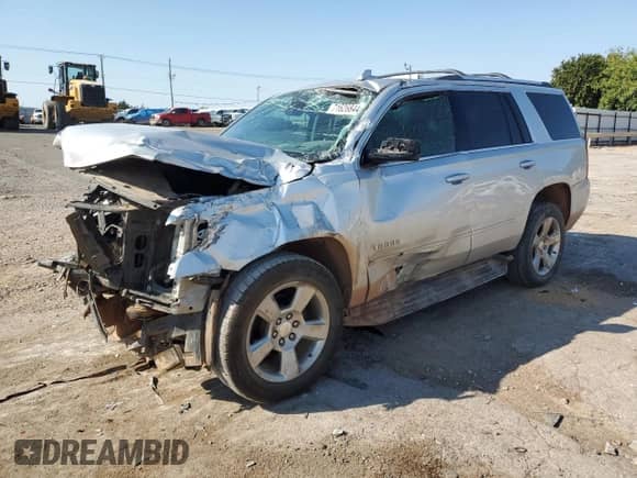 2020 Chevrolet Tahoe Premier with VIN 1GNSKCKC3LR215908, listed as a Copart auction lot 71626844 with 112,870 mi miles and Salvage title. Bid and sale history available at DreamBid. Image 1.