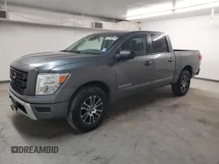 ✅ 2022 Nissan Titan SV • VIN: 1N6AA1EC7NN103742 • Лот: 73387504. Опубликован ранее на Copart с пробегом 103 580 миль. Бесплатный доступ к архиву аукционных продаж из США и подробный отчёт об истории автомобиля на DreamBid. Изображение 1.