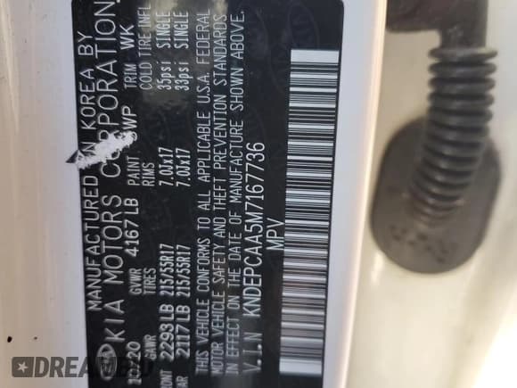 ✅ 2021 Kia Seltos LX • VIN: KNDEPCAA5M7167736 • Лот: 90015385. Опубликован ранее на Copart с пробегом 32 953 миль. Бесплатный доступ к архиву аукционных продаж из США и подробный отчёт об истории автомобиля на DreamBid. Изображение 13.