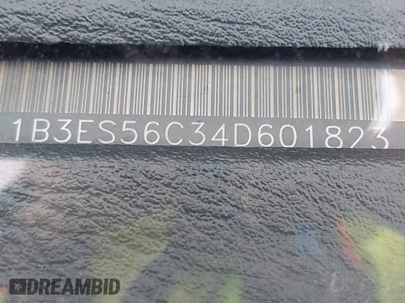 2004 Dodge Neon SXT с VIN 1B3ES56C34D601823, выставлен на аукционе IAAI как лот 41755978 с пробегом 209 042 миль миль и . История ставок и продаж доступна на DreamBid. Изображение 13.