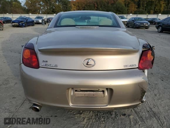 ✅ 2002 Lexus SC 430 • VIN: JTHFN48Y020034860 • Lot: 90989165. Wystawiony na Copart z przebiegiem 109 415 mil. Bezpłatny archiwum sprzedaży aukcyjnych z USA i szczegółowy raport historii pojazdu na DreamBid. Zdjęcie 6.