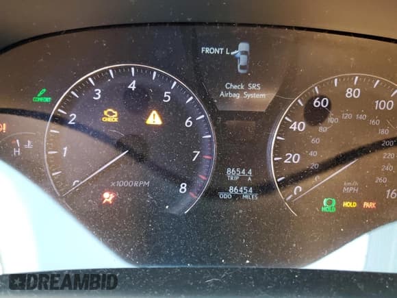 ✅ 2010 Lexus LS 460 • VIN: JTHCL5EF5A5007530 • Lot: 71559725. Listed on Copart with 86,454 mi. Free auction sales archive from the USA and detailed vehicle history report at DreamBid. Image 9.