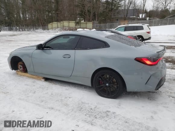 ✅ 2022 BMW 4 Series M440i xDrive • VIN: WBA13AR01NCH99765 • Лот: 71895482. Опубликован ранее на Copart с пробегом 12 146 миль. Бесплатный доступ к архиву аукционных продаж из США и подробный отчёт об истории автомобиля на DreamBid. Изображение 2.