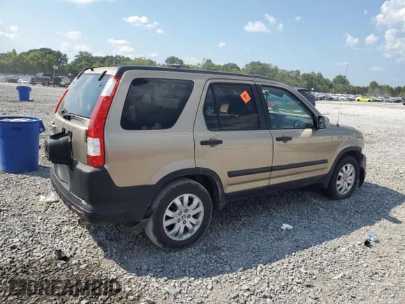 ✅ 2006 Honda CR-V EX • VIN: JHLRD68826C017837 • Лот: 69037525. Опубликован ранее на Copart с пробегом Не указан. Бесплатный доступ к архиву аукционных продаж из США и подробный отчёт об истории автомобиля на DreamBid. Изображение 3.