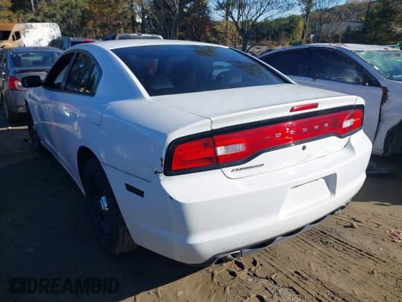 2014 Dodge Charger Police with VIN 2C3CDXAG5EH166950, listed as a IAAI auction lot 43613008 with 121,734 mi miles and . Bid and sale history available at DreamBid. Image 3.