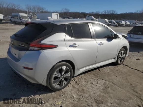 ✅ 2021 Nissan LEAF SV Plus • VIN: 1N4BZ1CV9MC553672 • Лот: 88032865. Опубликован ранее на Copart с пробегом 43 417 миль. Бесплатный доступ к архиву аукционных продаж из США и подробный отчёт об истории автомобиля на DreamBid. Изображение 3.