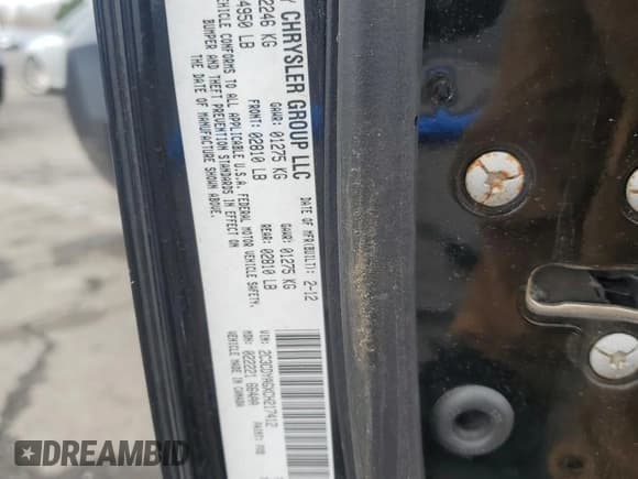 ✅ 2012 Dodge Challenger SXT • VIN: 2C3CDYAGXCH217412 • Lot: 45900415. Wystawiony na Copart z przebiegiem 86 175 mil. Bezpłatny archiwum sprzedaży aukcyjnych z USA i szczegółowy raport historii pojazdu na DreamBid. Zdjęcie 13.