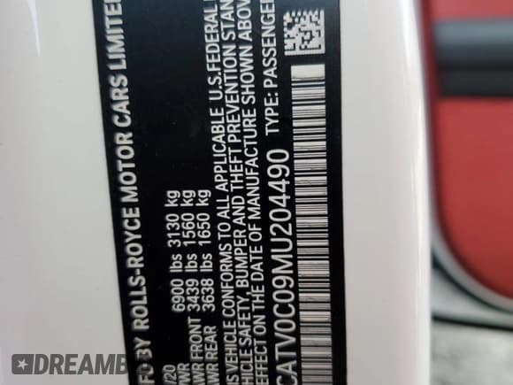 ✅ 2021 Rolls-Royce Ghost • VIN: SCATV0C09MU204490 • Lot: 81747624. Wystawiony na Copart z przebiegiem Nie podano. Bezpłatny archiwum sprzedaży aukcyjnych z USA i szczegółowy raport historii pojazdu na DreamBid. Zdjęcie 12.
