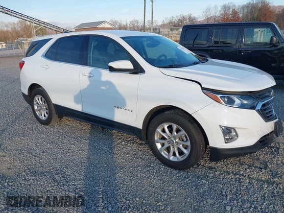 ✅ 2020 Chevrolet Equinox LT • VIN: 3GNAXTEV7LS720275 • Lot: 43647480. Listed on IAAI with 220,798 mi. Free auction sales archive from the USA and detailed vehicle history report at DreamBid. Image 1.