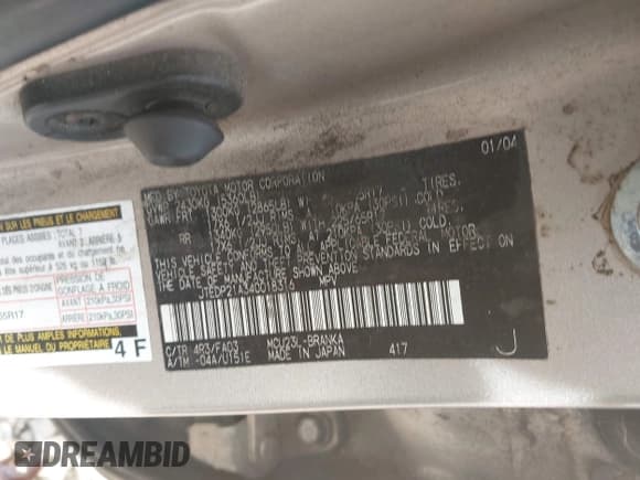 ✅ 2004 Toyota Highlander • VIN: JTEDP21A340018316 • Lot: 43379780. Wystawiony na IAAI z przebiegiem 354 610 mil. Bezpłatny archiwum sprzedaży aukcyjnych z USA i szczegółowy raport historii pojazdu na DreamBid. Zdjęcie 9.