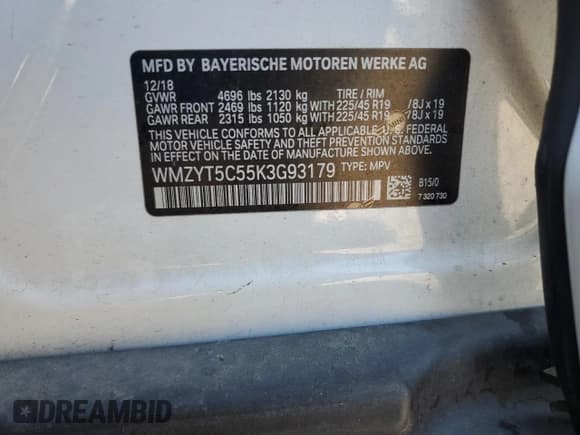 ✅ 2019 MINI Countryman Cooper S • VIN: WMZYT5C55K3G93179 • Lot: 82586985. Wystawiony na Copart z przebiegiem 53 860 mil. Bezpłatny archiwum sprzedaży aukcyjnych z USA i szczegółowy raport historii pojazdu na DreamBid. Zdjęcie 13.