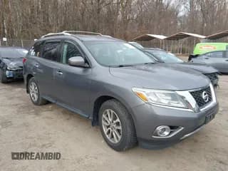 ✅ 2015 Nissan Pathfinder Platinum • VIN: 5N1AR2MM0FC717407 • Lot: 43905805. Listed on IAAI with 166,922 mi. Free auction sales archive from the USA and detailed vehicle history report at DreamBid. Image 1.