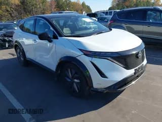 ✅ 2023 Nissan ARIYA Evolve+ • VIN: JN1BF0BA3PM411556 • Lot: 43631598. Listed on IAAI with 17,063 mi. Free auction sales archive from the USA and detailed vehicle history report at DreamBid. Image 1.