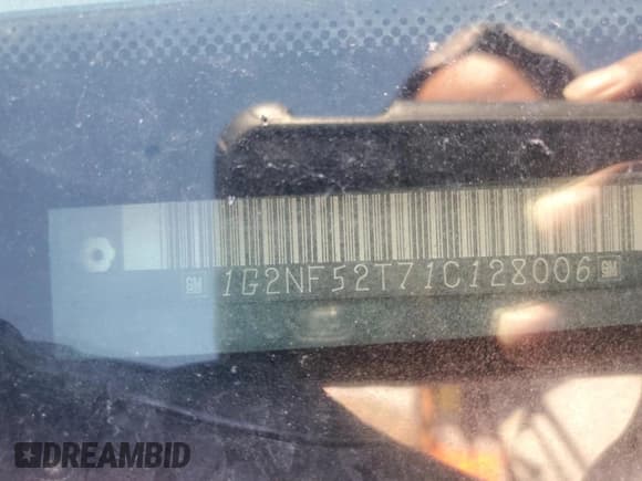 ✅ 2001 Pontiac Grand Am SE1 • VIN: 1G2NF52T71C128006 • Lot: 90301535. Listed on Copart with 218,510 mi. Free auction sales archive from the USA and detailed vehicle history report at DreamBid. Image 13.