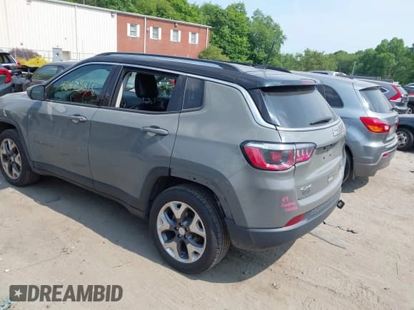 ✅ 2020 Jeep Compass Limited • VIN: 3C4NJDCB6LT208673 • Lot: 42423815. Listed on IAAI with 112,390 mi. Free auction sales archive from the USA and detailed vehicle history report at DreamBid. Image 3.